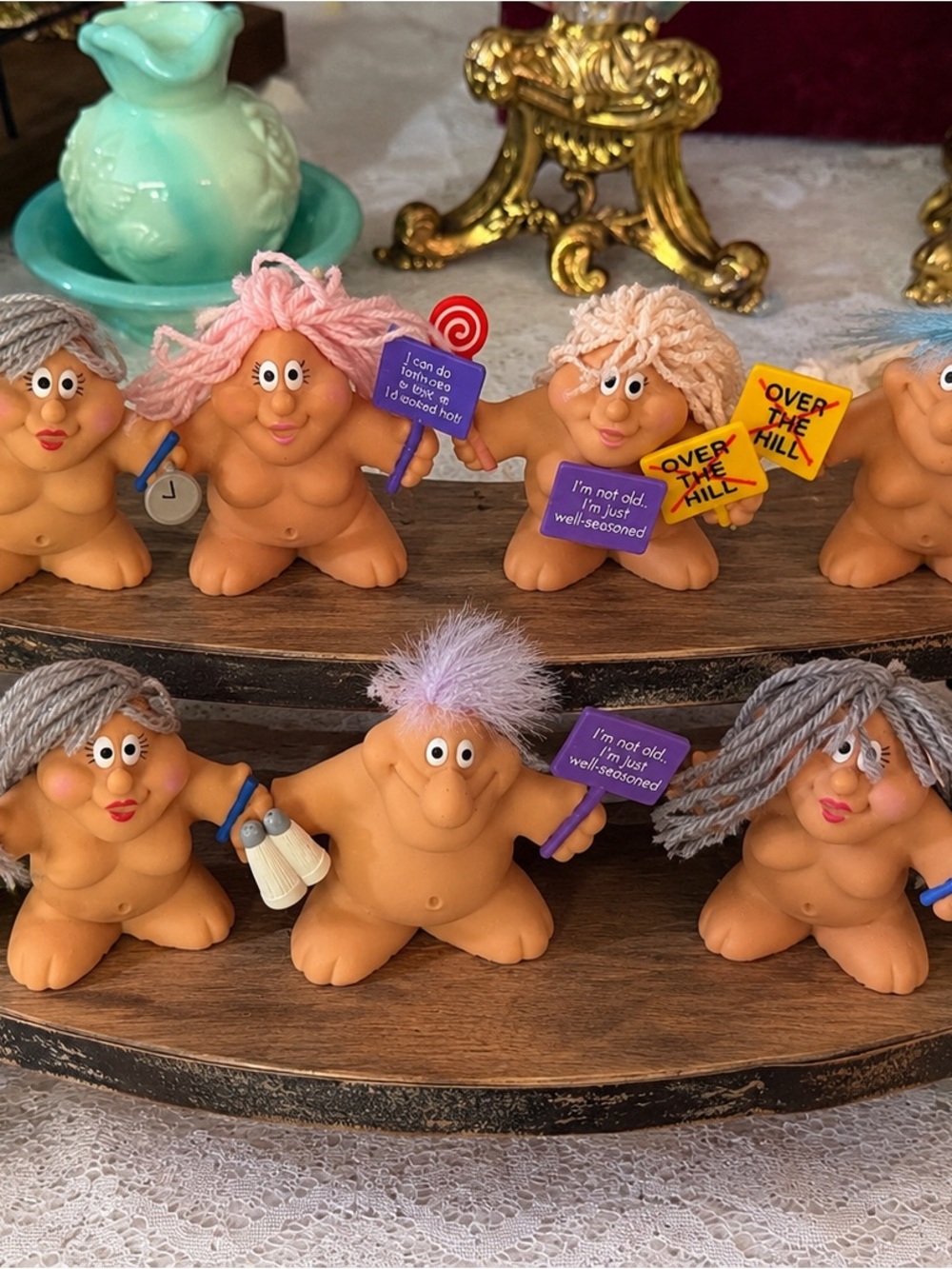 Vintage Russ Troll Doll Collection Lot of 6